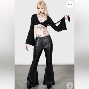 Killstar Black Flare Pants